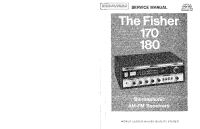 Fisher 180 - Service Manual